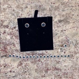 Swarovski bracelet and earrings